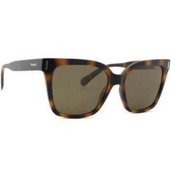 Polaroid Women's Square Sunglasses PLD 6192/S Havana/Bronze 54mm