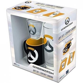 Pack de Regalo Overwatch - Vaso 29cl + Shooter + Mini Taza con Logo