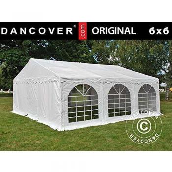 Carpa para Fiestas Original 6x6m PVC, Blanca