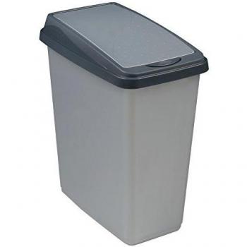 TRO 2053716 Swing-Bin Bin plástico Plata / Antracita 25L