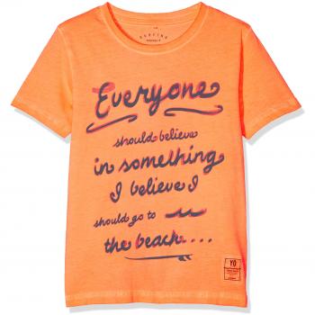 NAME IT Nitzarst Ss Top Nmt, Camiseta para Niños, Naranja