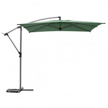 Sombrilla Colgante Cuadrada Manoa Verde Oliva 2.5 x 2.5 m