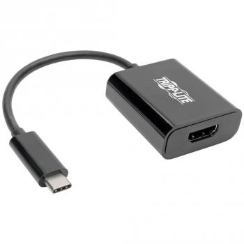 Adaptador USB-C a HDMI 4K con Modo Alterno DP 1.2 - Negro