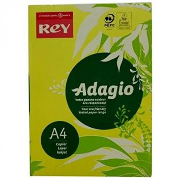 Dohe 30212 - Pack de 500 papeles, DIN A4, 80 g, color amarillo intenso