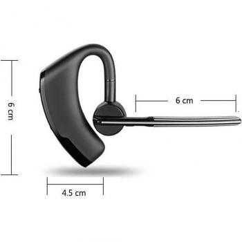 Auriculares Inalámbricos V8 BT, Cascos de Negocios Manos Libres para Llamadas, Auriculares Deportivos con Micrófono para Conducir