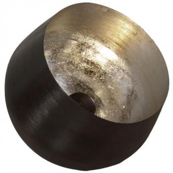 Lámpara de mesa Alexandra House Living Negro Plateado Metal 25 W 50 x 47 x 50 cm