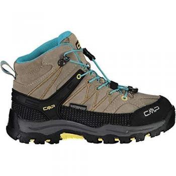 CMP Rigel Mid - Zapatillas de senderismo unisex para niños, Corda-limón, 33