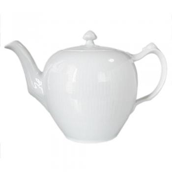 Royal Copenhagen White Fluted - Tetera