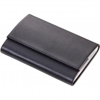Troika Design - Funda para Tarjetas de crédito, Color Negro