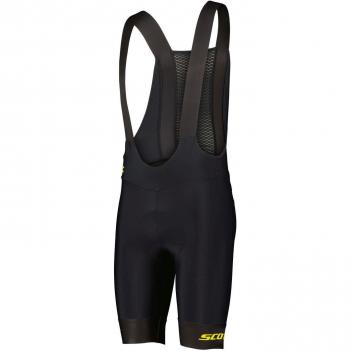 Culotte de ciclismo de hombre Scott RC PRO +++ negro amarillo neón - XXL