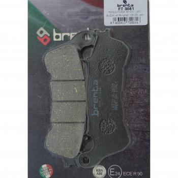 Brenta Pastillas freno organiche Moto para Honda SH 150, Fes 125 S-Wing, NES 125, CBF 600 N