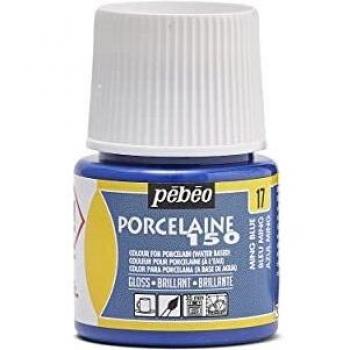 Pintura para Porcelana Pébéo 150 Brillante Azul Ming 17 - 45 ml