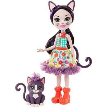 Enchantimals Muñeca Ciesta Cat con Mascota Climber