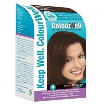 Colourwell 100% Natural Hair Dye Dark Chestnut Brown 100g