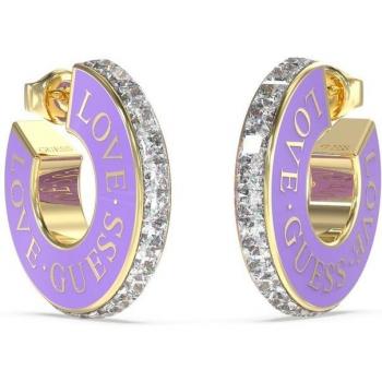 Pendientes Love Guess de Acero Dorado para Mujer