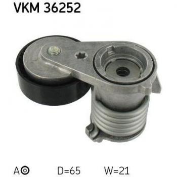 Polea tensora SKF VKM 36252, tipo: polea para correa de distribución; características: fabricada en material duradero, diseño optimizado para reducir el ruido y la fricción, adecuada para vehículos específicos según compatibilidad,