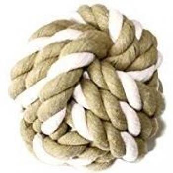PETUKY Natural Pelota de Cuerda Tricolor, pequeño