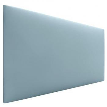 Cabecero Tapizado de Polipiel AQUALINE Liso en Celeste para Cama de 90cm (Camas 70/80/90) - Dhome
