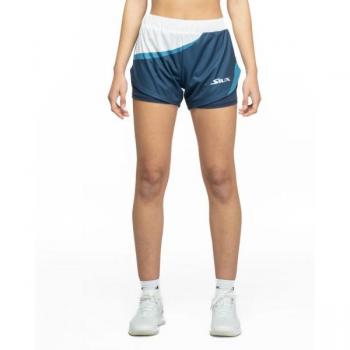 Short Siux para Mujer Campus - Pantalones Cortos Deportivos, color Navy, diseño deportivo, fabricados en material ligero y transpirable, ideales para actividades al aire libre y entrenamiento