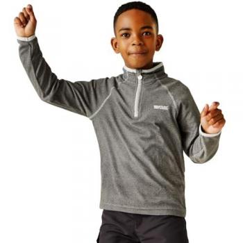 Regatta Kids Loco Half Zip Fleece - Grey, Size 7-8 Years