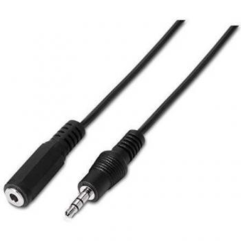 AISENS A128-0146 - Cable Audio Estéreo de 3 m con Jack 3.5, Color Negro