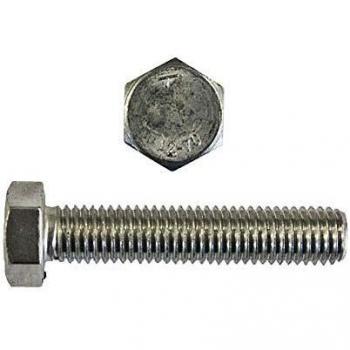Gfd - Tornillo hexagonal m12x100 din933 rosca 8,8 zinc/ado blanco