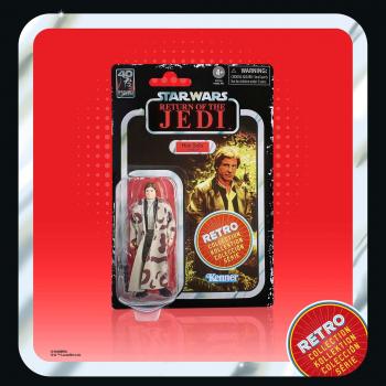 Figura Hasbro Star Wars The Vintage Collection Han Solo (Endor) Retro Collection Episodio VI: El Retorno del Jedi