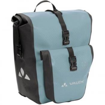 Vaude Bike Alforjas Aqua Back Plus 25.5l - Alforjas de bicicleta impermeables, capacidad de 25.5 litros, color azul, sistema de fijación QMR para fácil montaje y desmontaje, fabricadas con