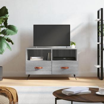 Soporte para TV Sonoma gris 80x36x50 cm madera multicapa