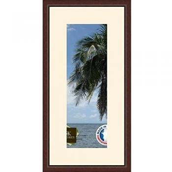 Marco de fotos de pared 15 x 43 x 43 x 15 marco de plata moderno, 2,3 cm de longitud, de madera, madera, Marron-38, Passe-Partout Ivoire