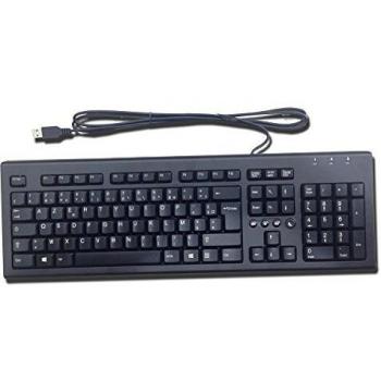 Set de Teclado y Ratón HP USB Negro - Francia