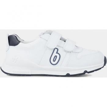 Zapatilla Deportiva Biomecanics Sauvage 231005-A Blanco Azul, características: diseño biomecánico, color blanco y azul, modelo 231005-A, talla disponible 32