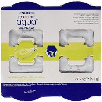 Humana Liquid Milk for Infants with LC-PUFA, Prebiotics GOS and Nucleotides 450ml & Nestlé Meritene Resource Gelled Water Apple-Pear Flavor 4 x 125g