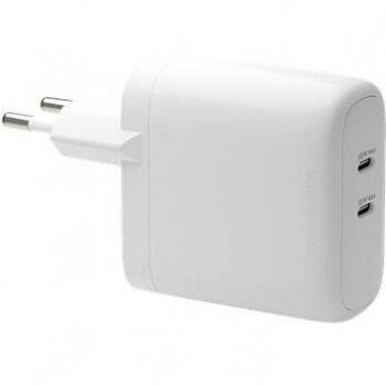 Adaptador de corriente dbramante1928 Re-Charge - 45W, 2x USB-C, Blanco, Uso interno