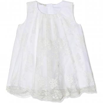 NAME IT Nbfsille Spencer, Vestido para Bebés, Blanco Bright White, 74