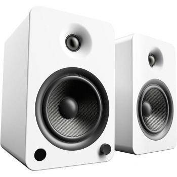 Kanto YU6 Powered Speakers with Bluetooth and Phono Preamp, Matte White