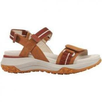 Sandalias de piel Sorapis marrón GEOX para mujer con tecnología transpirable