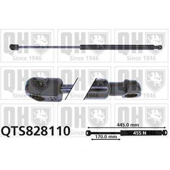 Amortiguador de maletero Quinton Hazell QTS828110 con fuerza de expulsión de 455N para Toyota