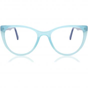 Cat Eye Armazón Completo Plástico Azules Lentes Recetadas para Mujer - Gafas Anti-Azules - SmartBuy Collection