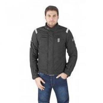 OJ Smash Chaqueta Con Capucha Doble Capa 4 Estaciones 100% Resistente Al Agua, Negro, L