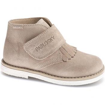 Botín Pablosky 424736 Beige Niña Autumn/Winter 23 - Piel y Textil