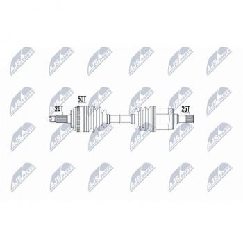 Árbol de transmisión NTY NPW-HD-040 con alta resistencia y durabilidad
