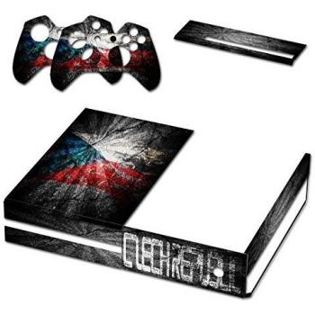 zerrissen Bandera de colección 1, Custom Consola Xbox One Diseño Pantalla Skin Protector Funda Zerrissen Flagge Tschechisch Republik Xbox One Designfolie