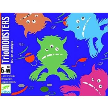 DJECO- Juegos de cartasJuegos de cartasDJECOCartas TrioMonster, Multicolor