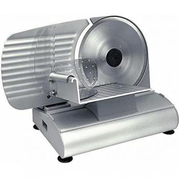 Rebanadora Reber TE22 - 200W, Estructura de Aluminio, Lama Ø22 cm, Guía de Avance Precisa