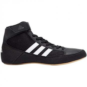 Adidas HVC Kids Wrestling Shoes - Core Black, Unisex, EU Size 30.5 / UK Size 12K