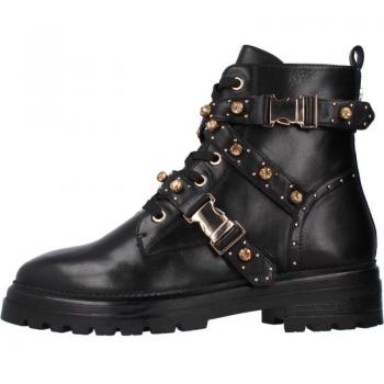 Botines de Mujer Steve Madden Modelo Indra, color negro, estilo moderno, material sintético, suela de goma antideslizante, cierre con cremallera lateral y tacón bajo