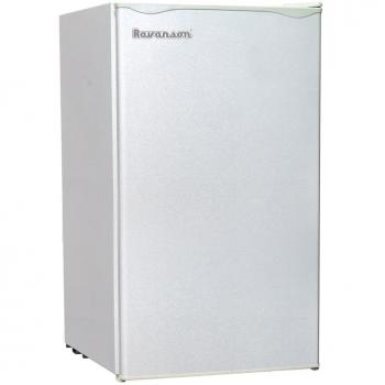 Combinación frigorífico-congelador Ravanson LKK-90E, capacidad total de 90 litros, diseño compacto, eficiencia energética A+, color blanco, con estantes ajustables y compartimento para frutas y verduras