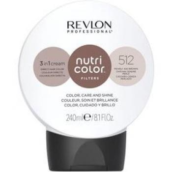 Mascarilla de Coloración Directa Revlon Nutri Color 3 en 1 - Tratamiento Capilar Temporal para Color, Cuidado y Brillo 240ML