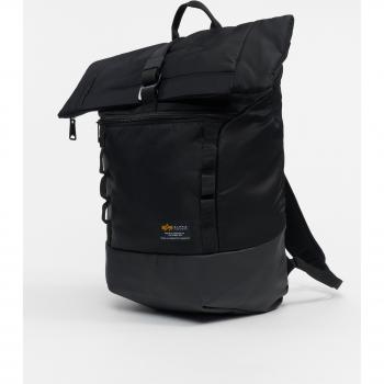 Alpha Industries Crew RT Black Backpack Unisex Daypack